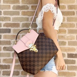 Authentic✅ Louis Vuitton Backpack Crossbody Brown Pink